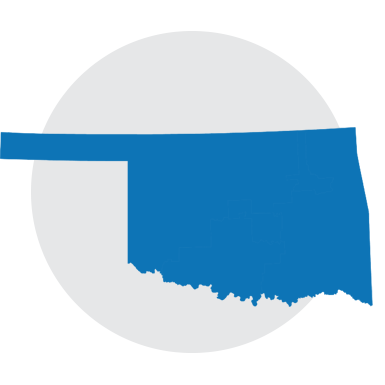 Oklahoma state map
