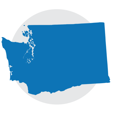 Washington state map