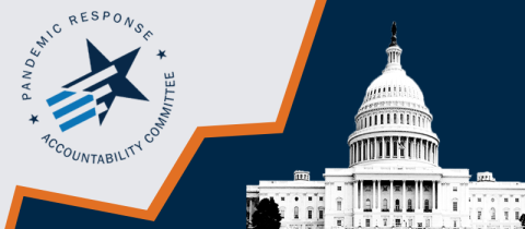 Pandemic Response Accountability Committee Logo with image of the U.S. Capital Building