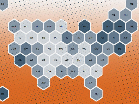 hexchart of the united states