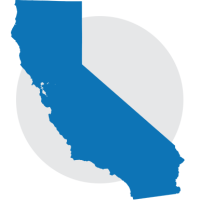 California state map