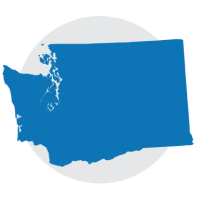 Washington state map