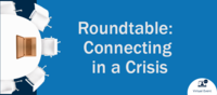 Roundtable: Connecting in a crisis image of a roundtable with chairs and laptop