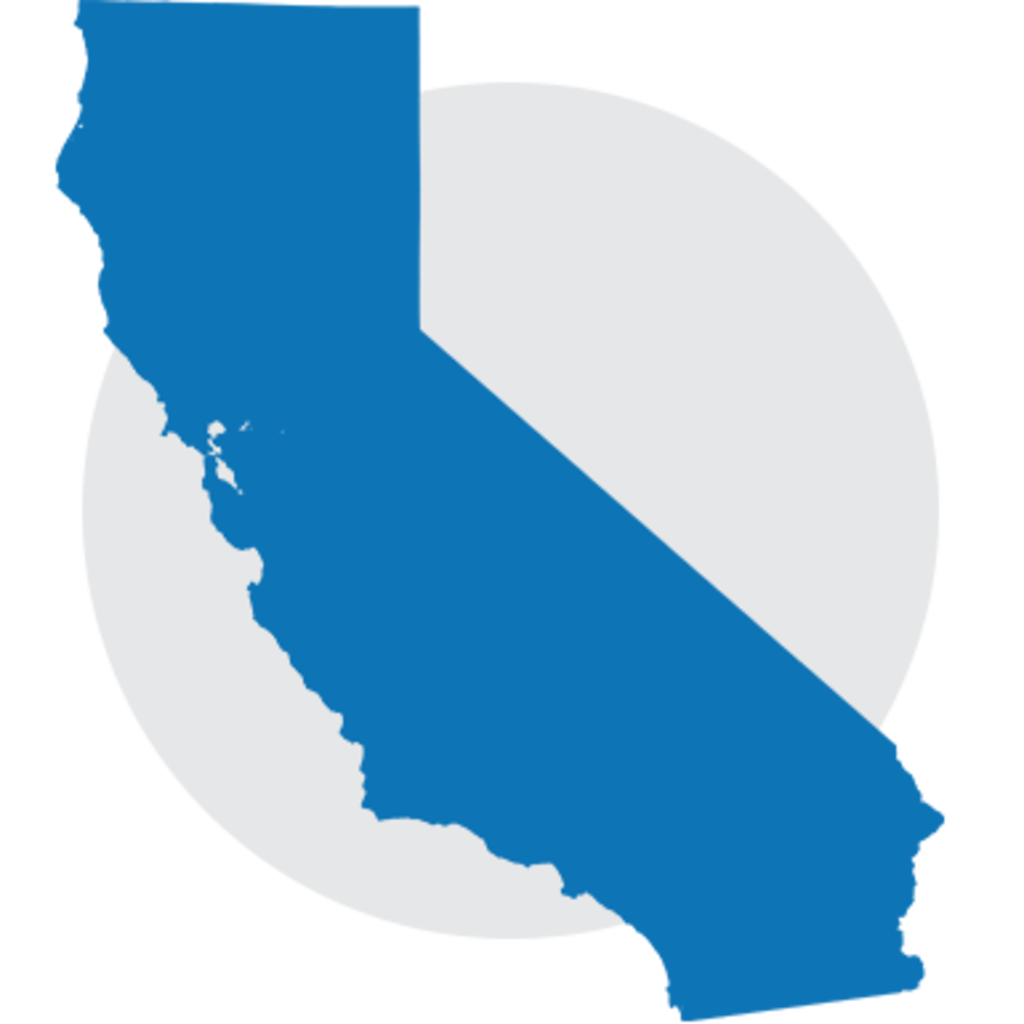 California state map
