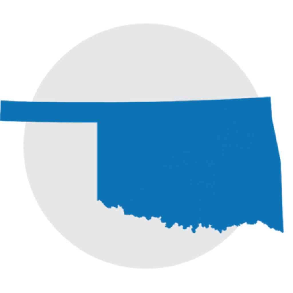 Oklahoma state map